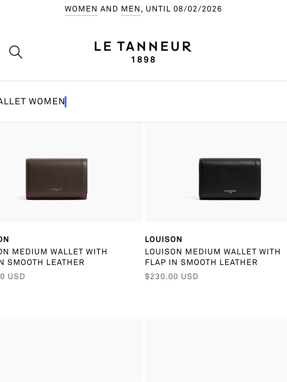 Le Tanneur Black Leather Zip Wallet — image 8 of 8